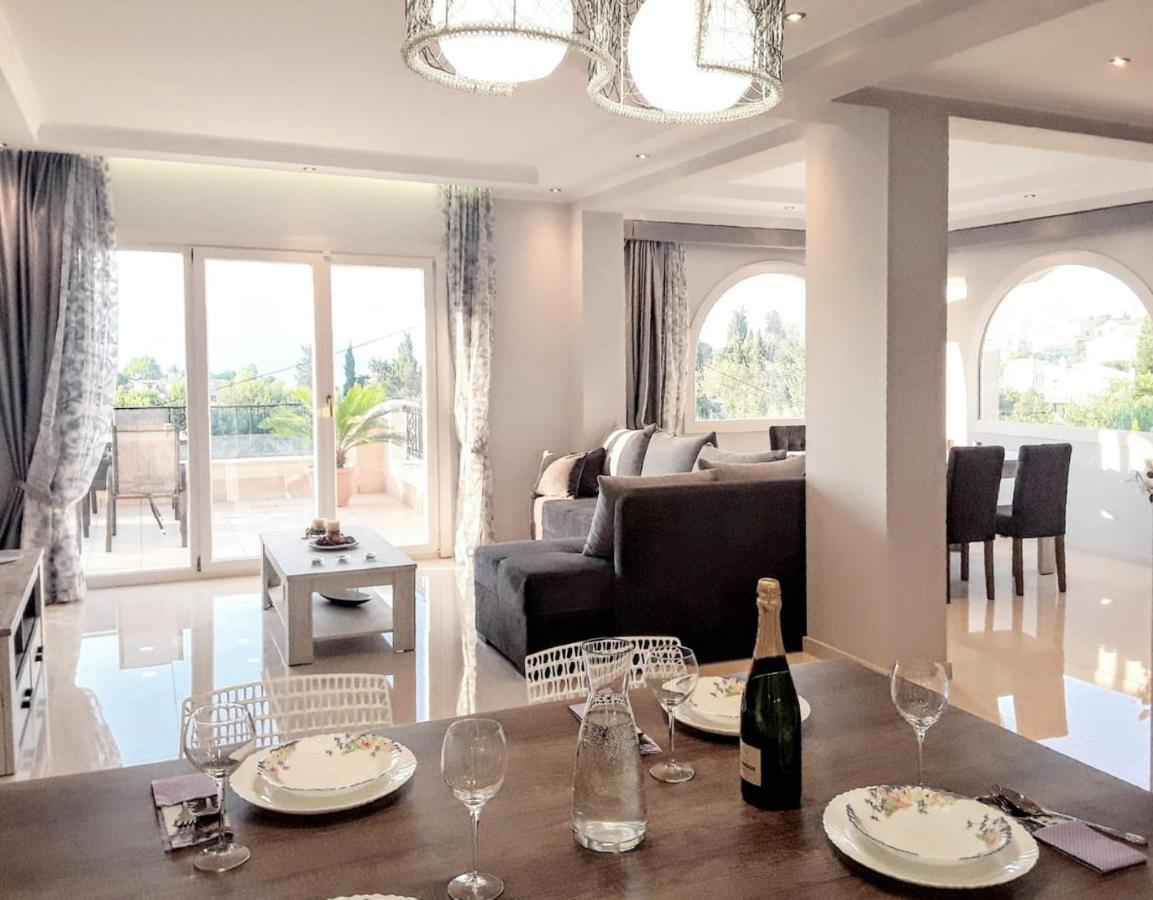 Sunshine Home 3 With Sea View Alepou Exterior foto