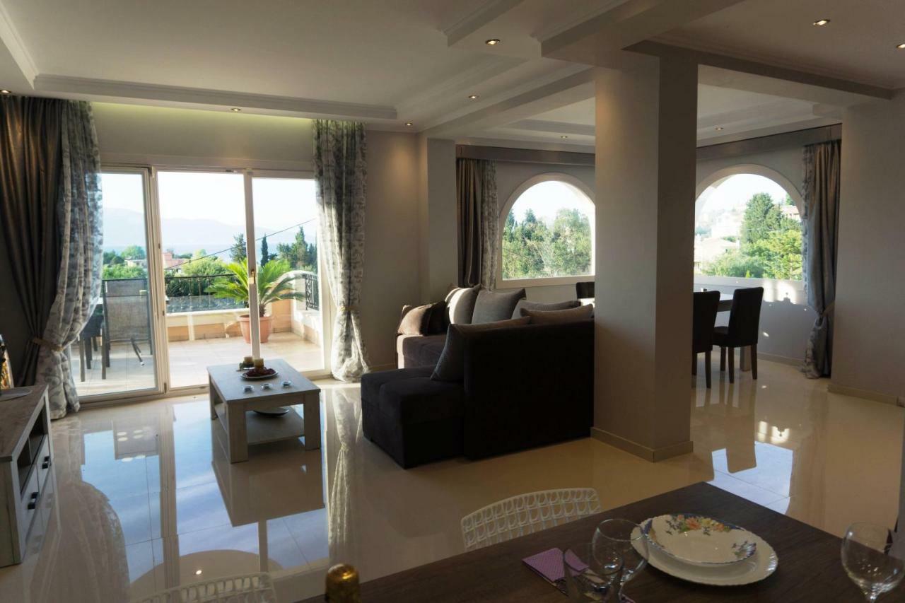 Sunshine Home 3 With Sea View Alepou Exterior foto