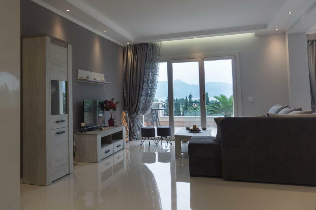 Sunshine Home 3 With Sea View Alepou Exterior foto